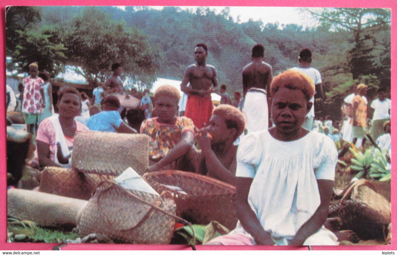 Visuel Très Peu Courant - Nouvelle Guinée - Native Market In Rabaul - New Britain - R/verso - Papouasie-Nouvelle-Guinée