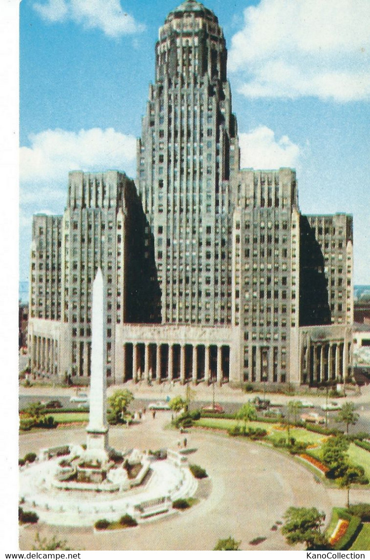 Buffalo, New York, City Hall And McKinley Monument, Nicht Gelaufen - Buffalo