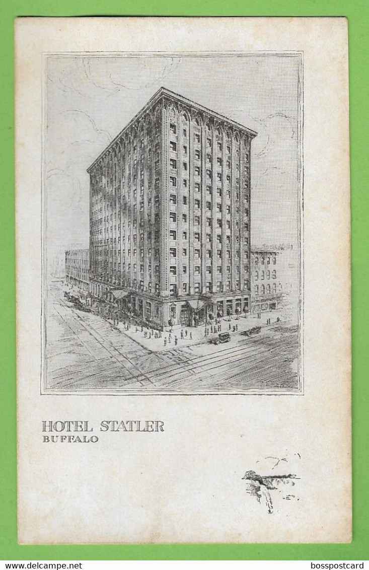 Buffalo - Hotel Statler - Gruss Aus - Illustrator - United States Of America - Buffalo