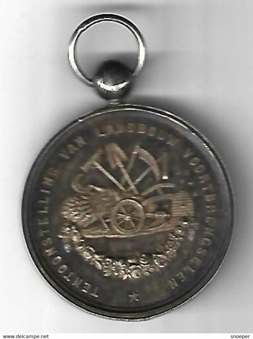 *willebroeck Jaarmarkt 1873  Zilver Medaille - Gemeindemünzmarken