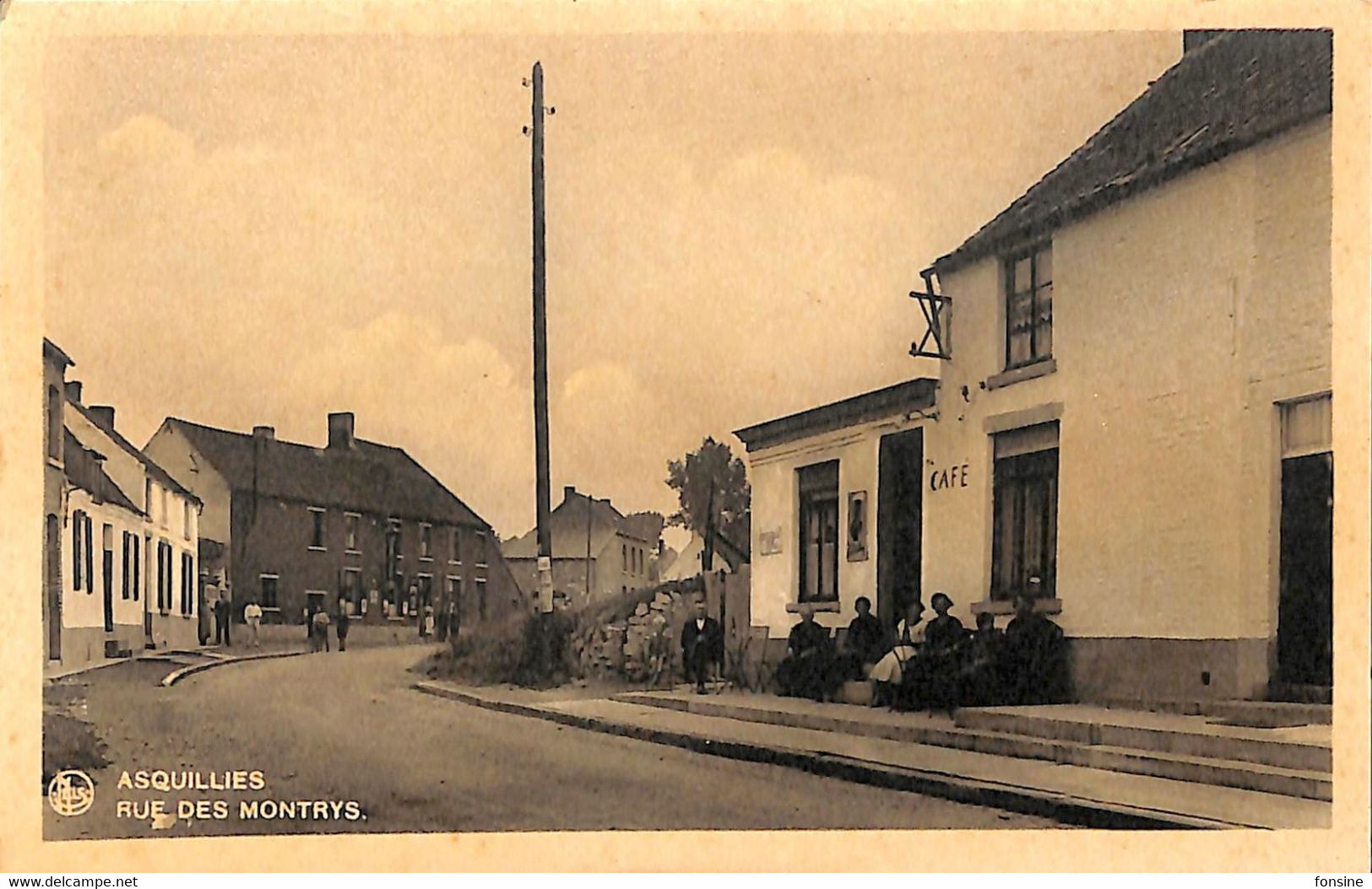 Asquilles -lot De 2 CP   Rue Des Montrys / Ferme De L'observatoire - Quévy