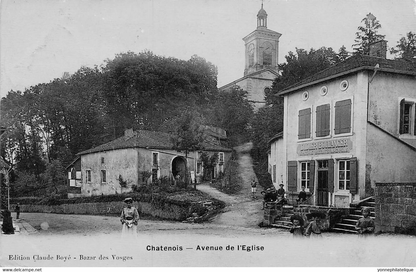 88 - VOSGES - CHATENOIS - Avenue De L'Église - DIDIER Boulangerie-épicerie - Léger Défaut Coin Droit En Bas-10139 - Chatenois