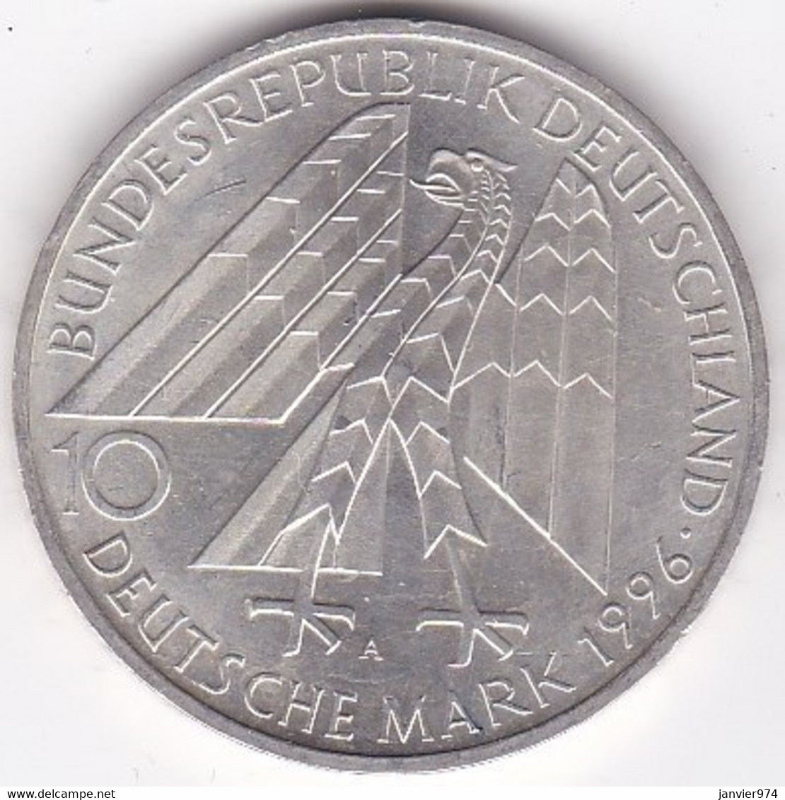 10 Mark 1996 A Berlin, Kolpingwerk, En Argent, KM# 188 - Sonstige & Ohne Zuordnung