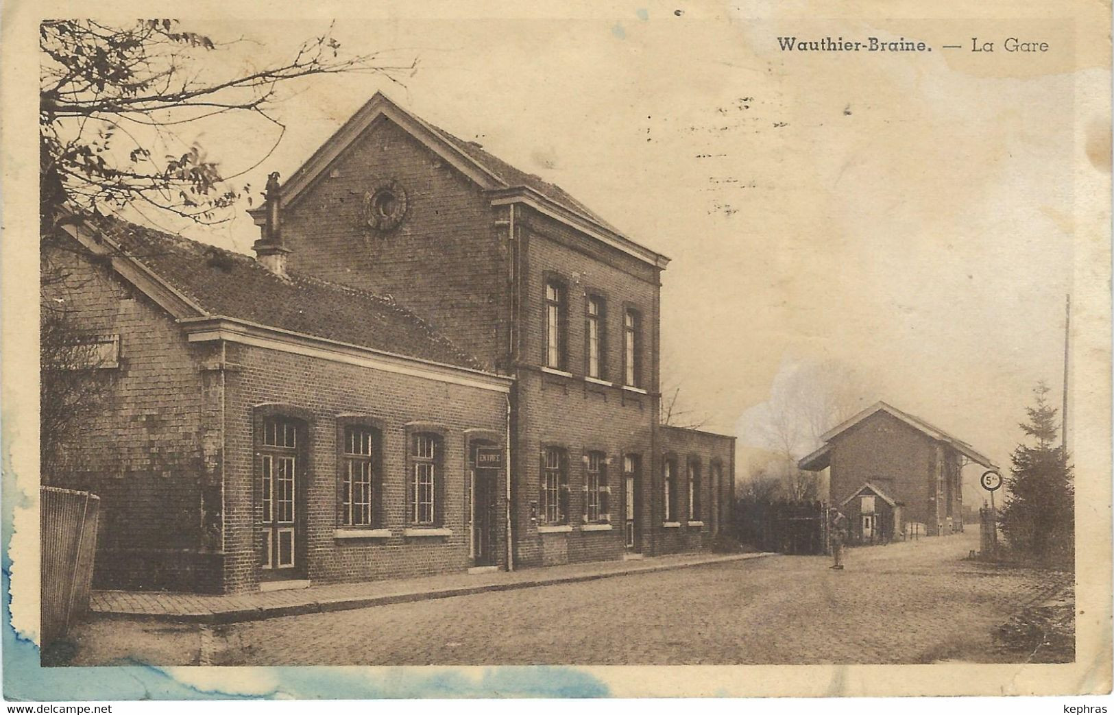 WAUTHIER-BRAINE : La Gare - RARE CPA - Kasteelbrakel