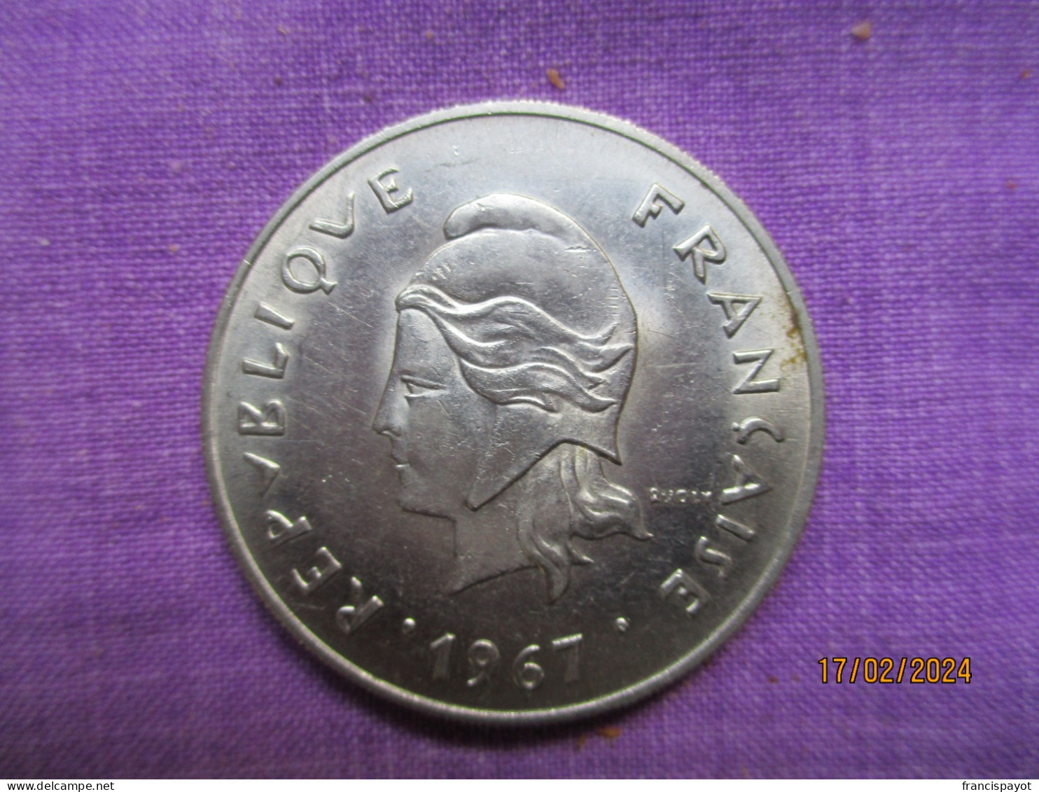 Polynésie Française 50 Francs 1967 - Frans-Polynesië