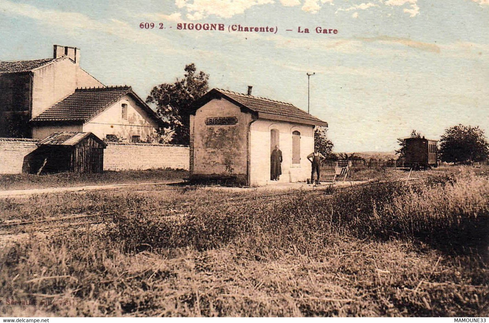 16 LOT DE 4 CARTES DU DÉPARTEMENT DE LA CHARENTE BELLE ANIMATION REIMPRESSION D'APRÉS CARTE ANCIENNE COLLECTION E.B. - Other & Unclassified