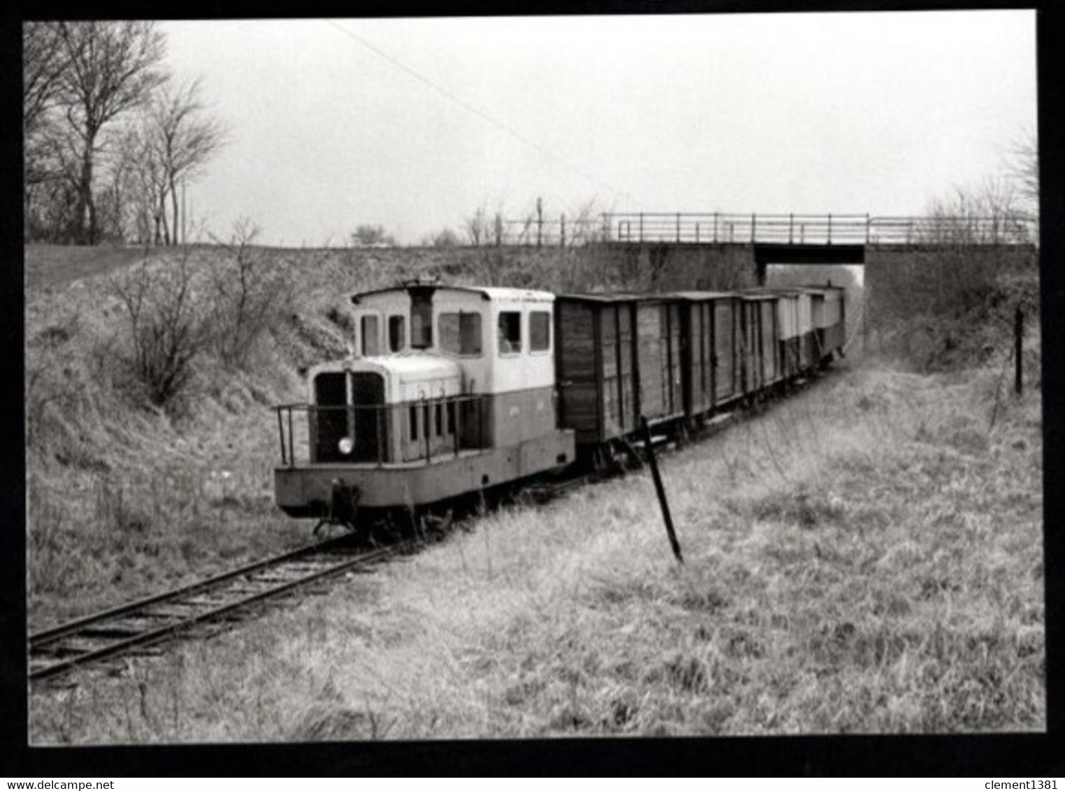 Train Chemin De Fer BVA 592 7 Train Mixte Pour Noyelles Peu Avant Saint Valery Ville - Saint Valery Sur Somme