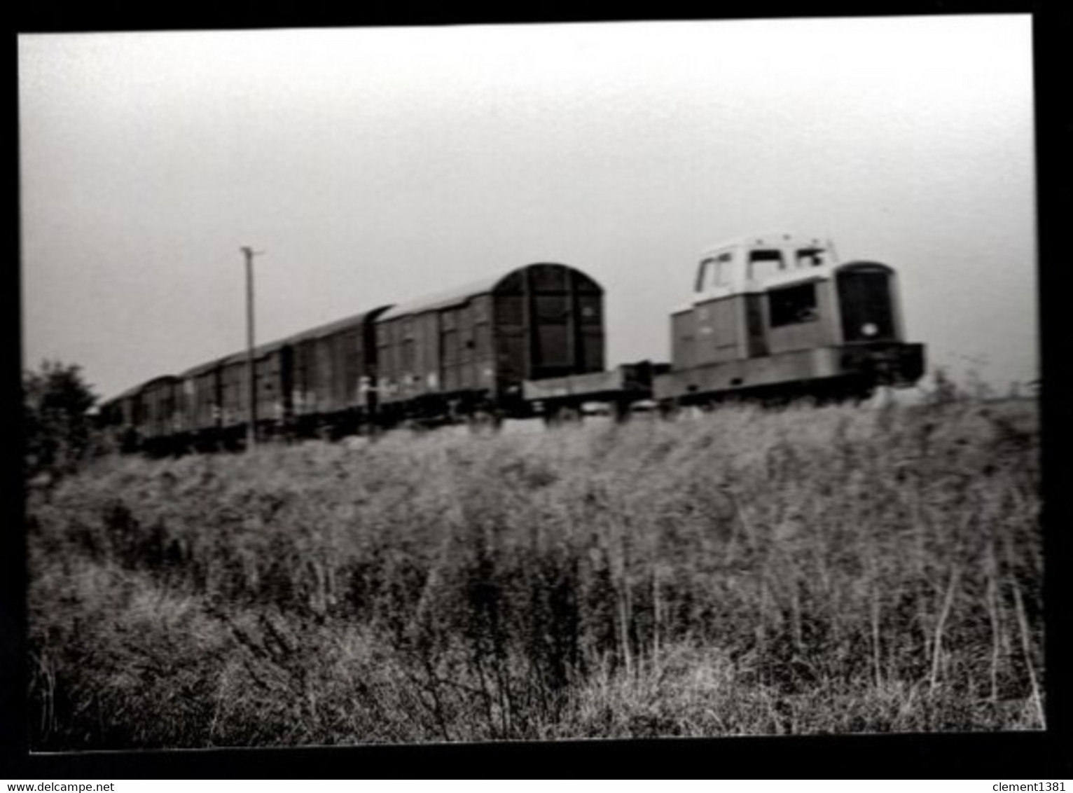 Train Chemin De Fer BVA 591 9 Train à Voie Normale Pour Noyelles Pres De Saint Valery Canal - Saint Valery Sur Somme