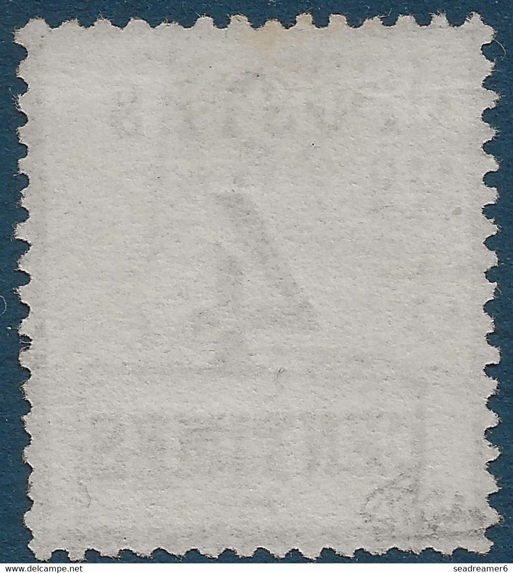 FRANCE Alsace Lorraine Occupation N°3 Oblit Allemande Rectangulaire " K PF Feldpost RELAIS N°96 " Signé Calves - Used Stamps