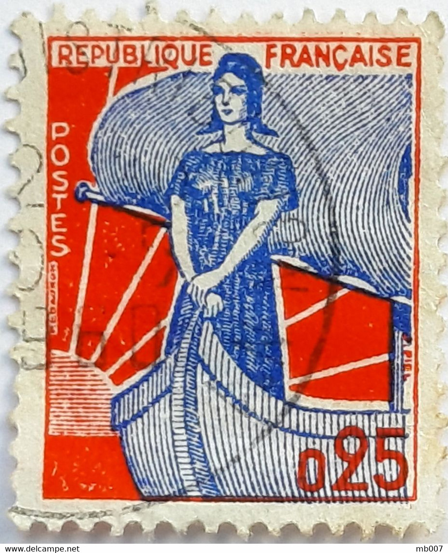 France - Marianne à La Nef - 1959-1960 Marianna Alla Nef