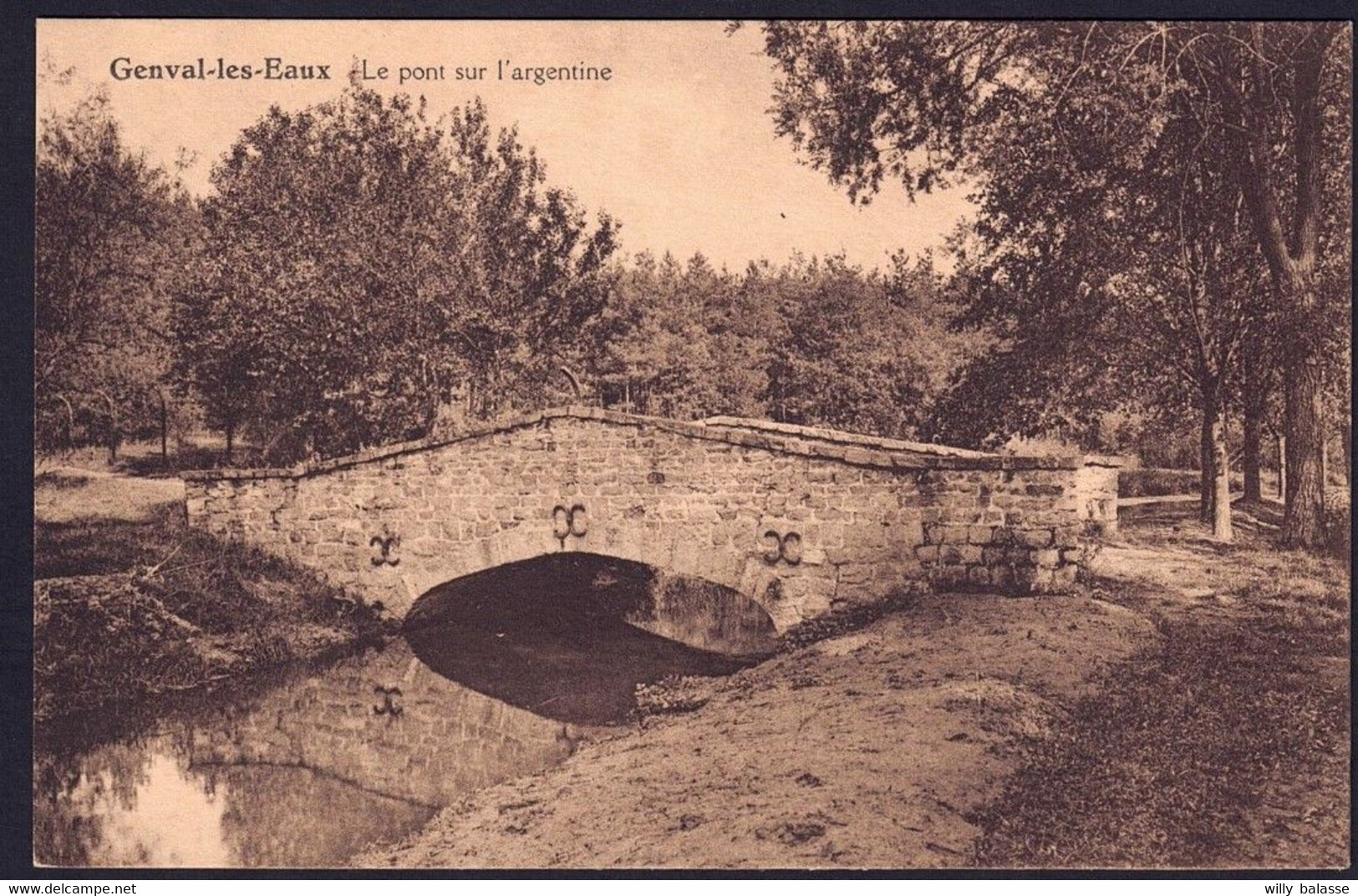 +++ CPA - GENVAL LES EAUX - Rixensart - Le Pont Sur L'Argentine  // - Rixensart