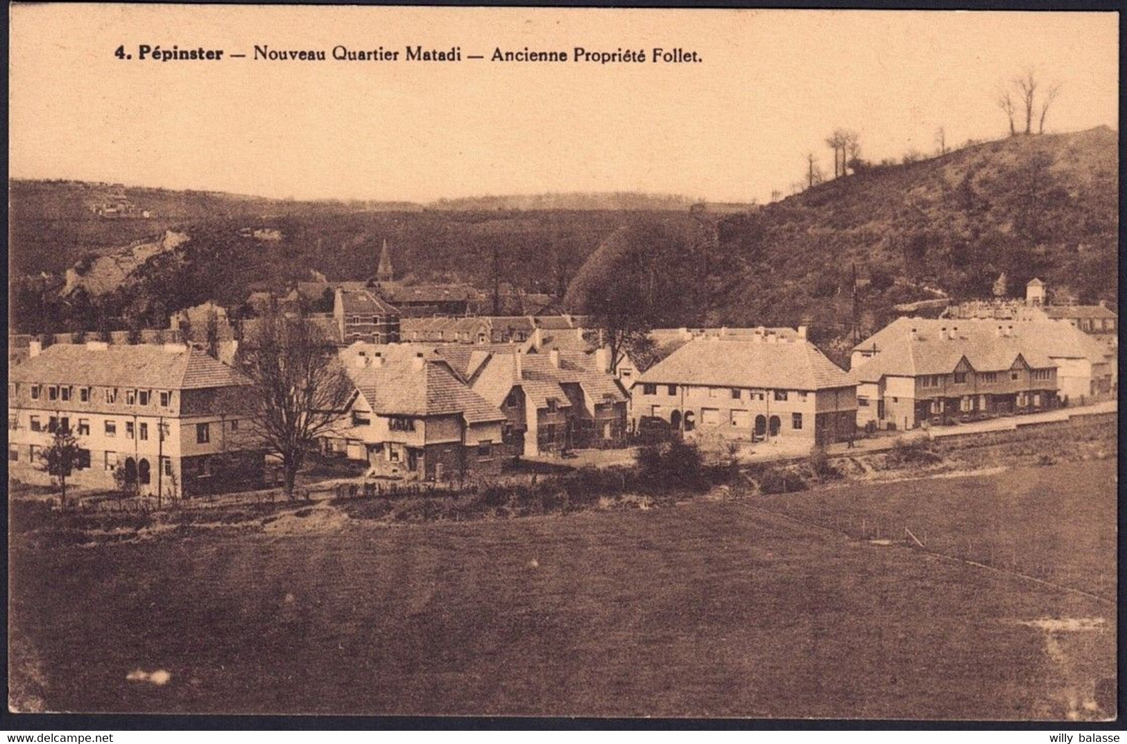 +++ CPA - PEPINSTER - Nouveau Quartier Matadi - Ancienne Propriété Follet   // - Pepinster