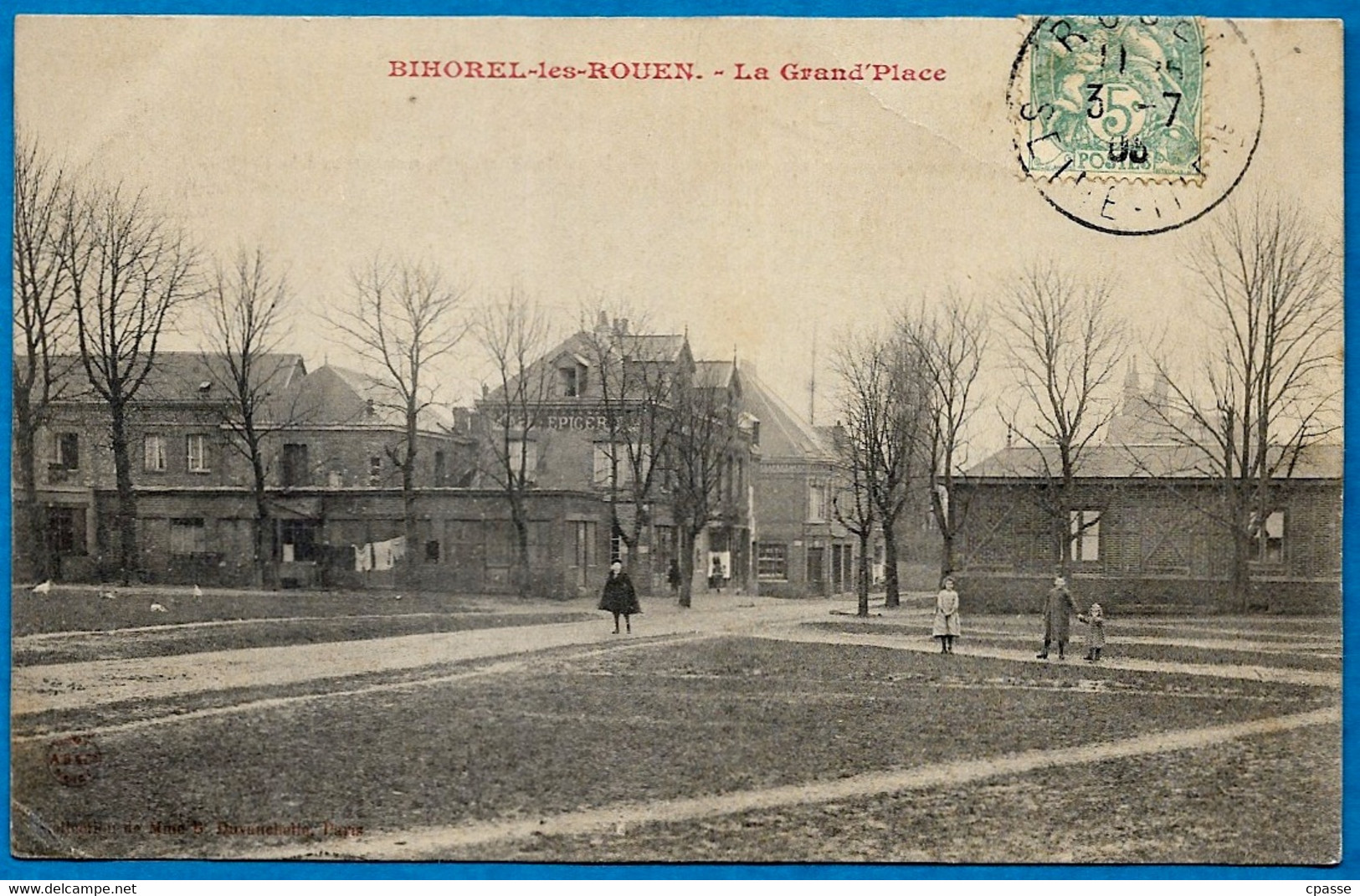 CPA 76 BIHOREL-Les-ROUEN - La Grand'Place ° Collection De Mme B. Duvauchelle - Bihorel