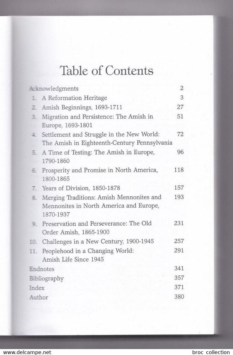 A History Of The Amish, Revised And Updated, Steven M. Nolt, 2003 - 1950-Maintenant