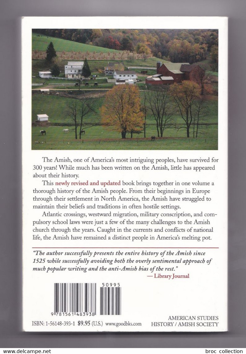 A History Of The Amish, Revised And Updated, Steven M. Nolt, 2003 - 1950-Heden