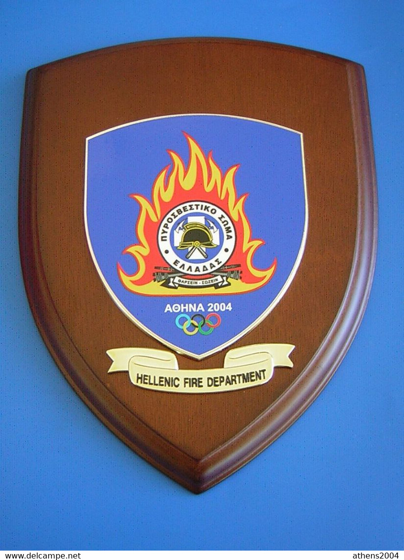 Athens 2004 Olympic Games, Coat Of Arms Of Fire Department Of Greece - Bekleidung, Souvenirs Und Sonstige