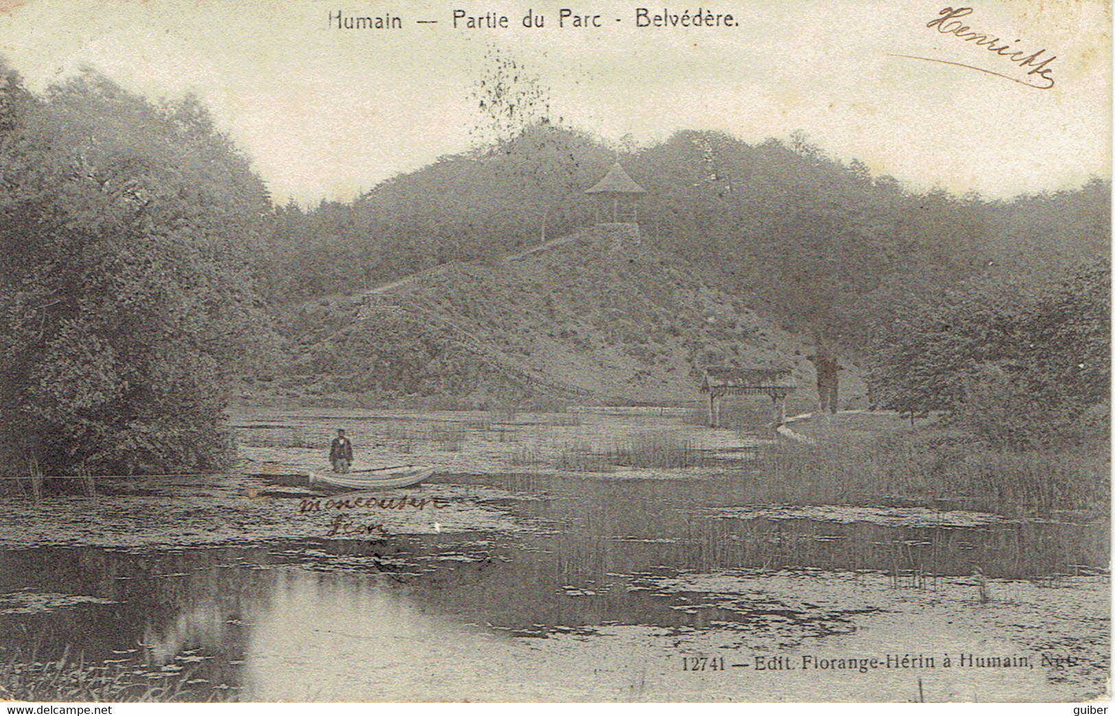 Humain Partie Du Parc, Belvedere Edit. Florange Herin 12741   1907 - Marche-en-Famenne