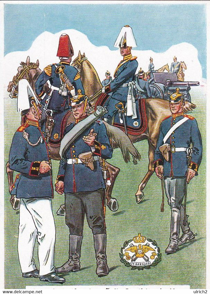 AK 2. Und 4. Garde-Feld-Artillerie-Regiment - Künstlerkarte Paul Pietsch (61190) - Uniformi