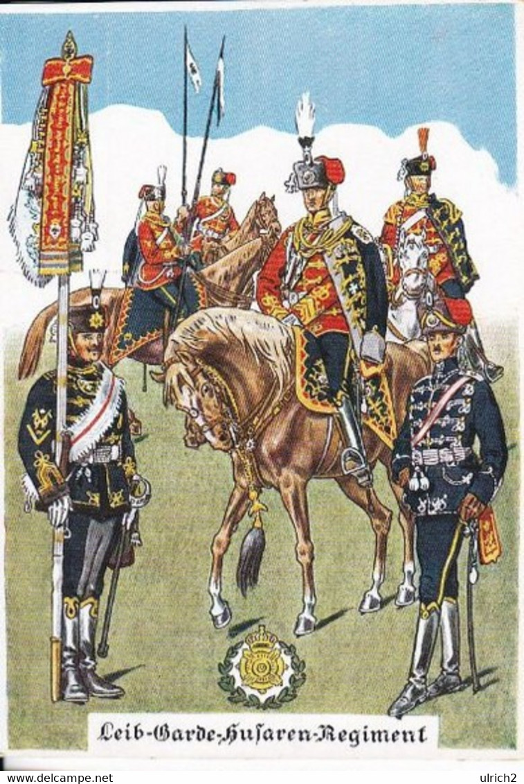 AK Leib-Garde-Husaren-Regiment - Künstlerkarte Paul Pietsch (61191) - Uniforms