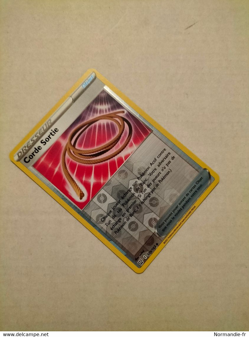 CARTE POKEMON DRESSEUR CORDE SORTIE 125/163 HOLO REVERSE SÉRIE ÉPÉE ET BOUCLIER STYLES DE COMBAT 2021 VF COMME NEUVE - Spada E Scudo