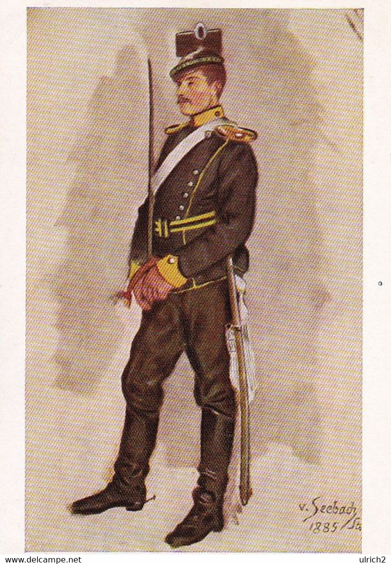 AK Ulan Vom Schleswig-Holsteinischen Ulanen-Regiment Nr. 15 - N. Gemälde V. Seebach 1885 (61195) - Uniforms