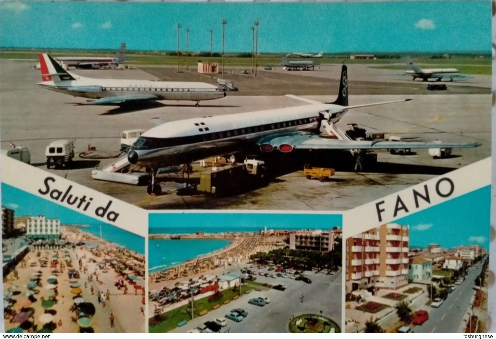 Cartolina Fano Aeroporto FG - Fano