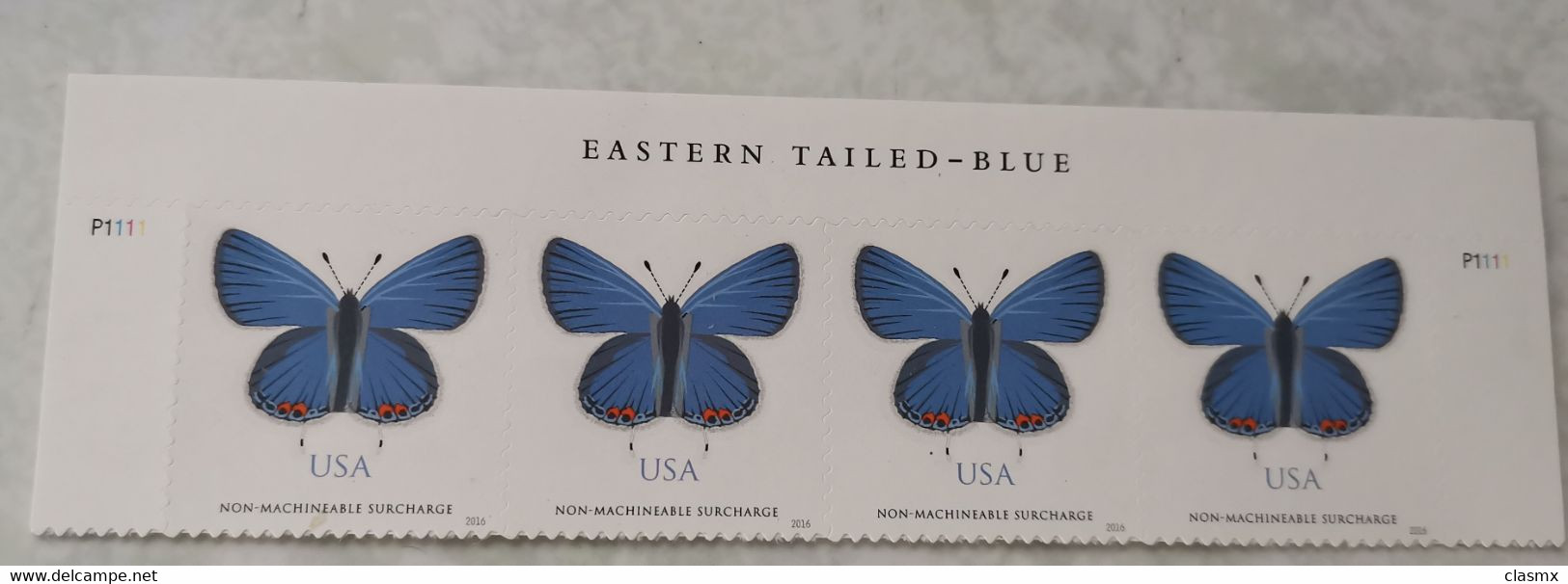 USA Blue Butterflies STAMPS MNH EASTERN TILED BLUE - Nuevos