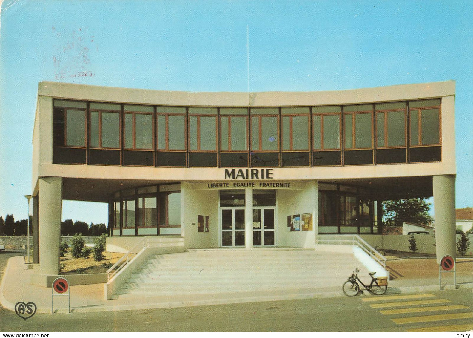 34 Castelnau Le Lez La Mairie CPM Cachet 1986 Vélomoteur Cyclomoteur Solex - Castelnau Le Lez