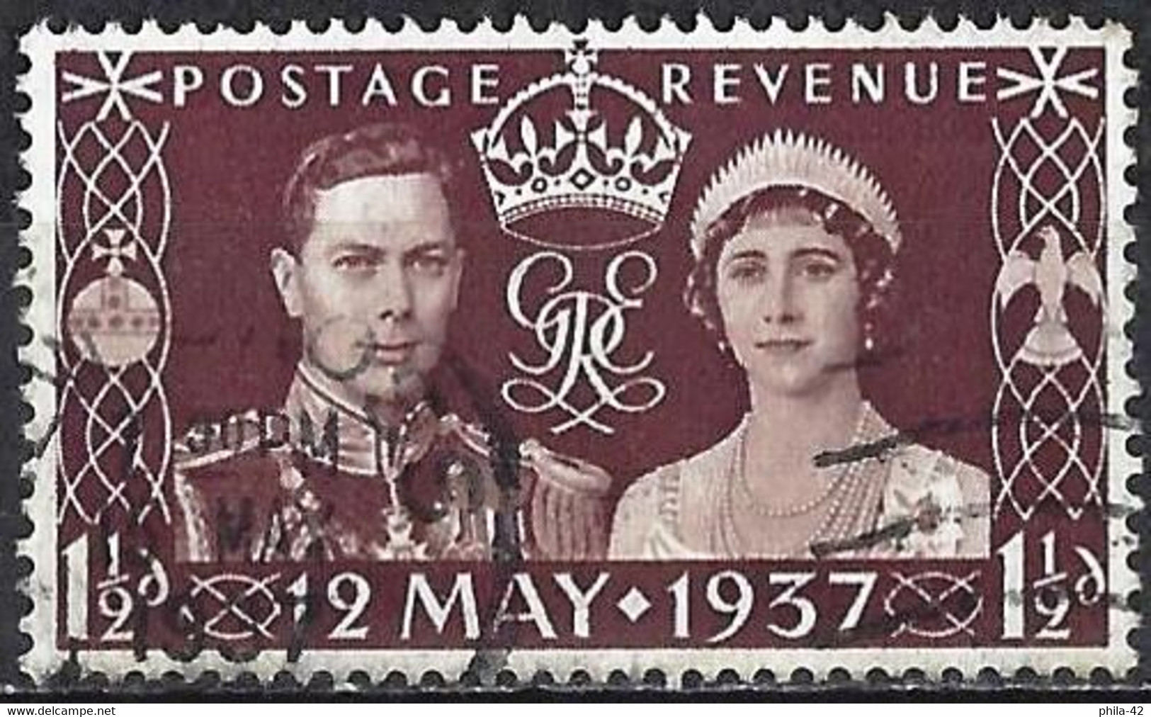 Great Britain 1937 - Mi 197 - YT 223 ( Coronation King George VI And Queen Elisabeth ) - Usados