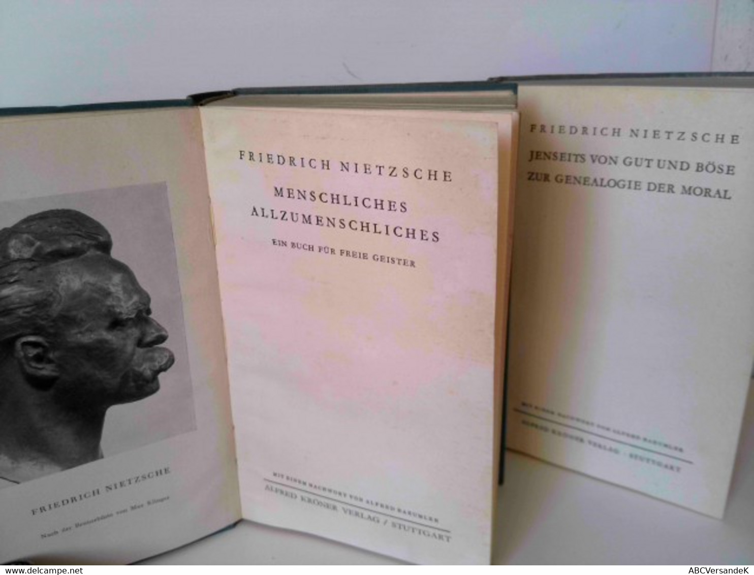 Konvolut: 2 Bände Nietzsche Friedrich Werke. - Philosophie