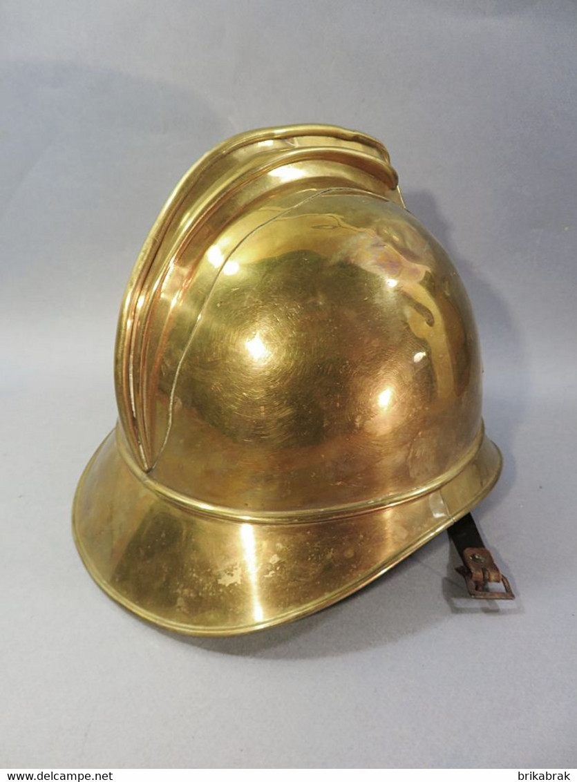 CASQUE DE SAPEUR POMPIER D'ECUBLE + Feu Incendie