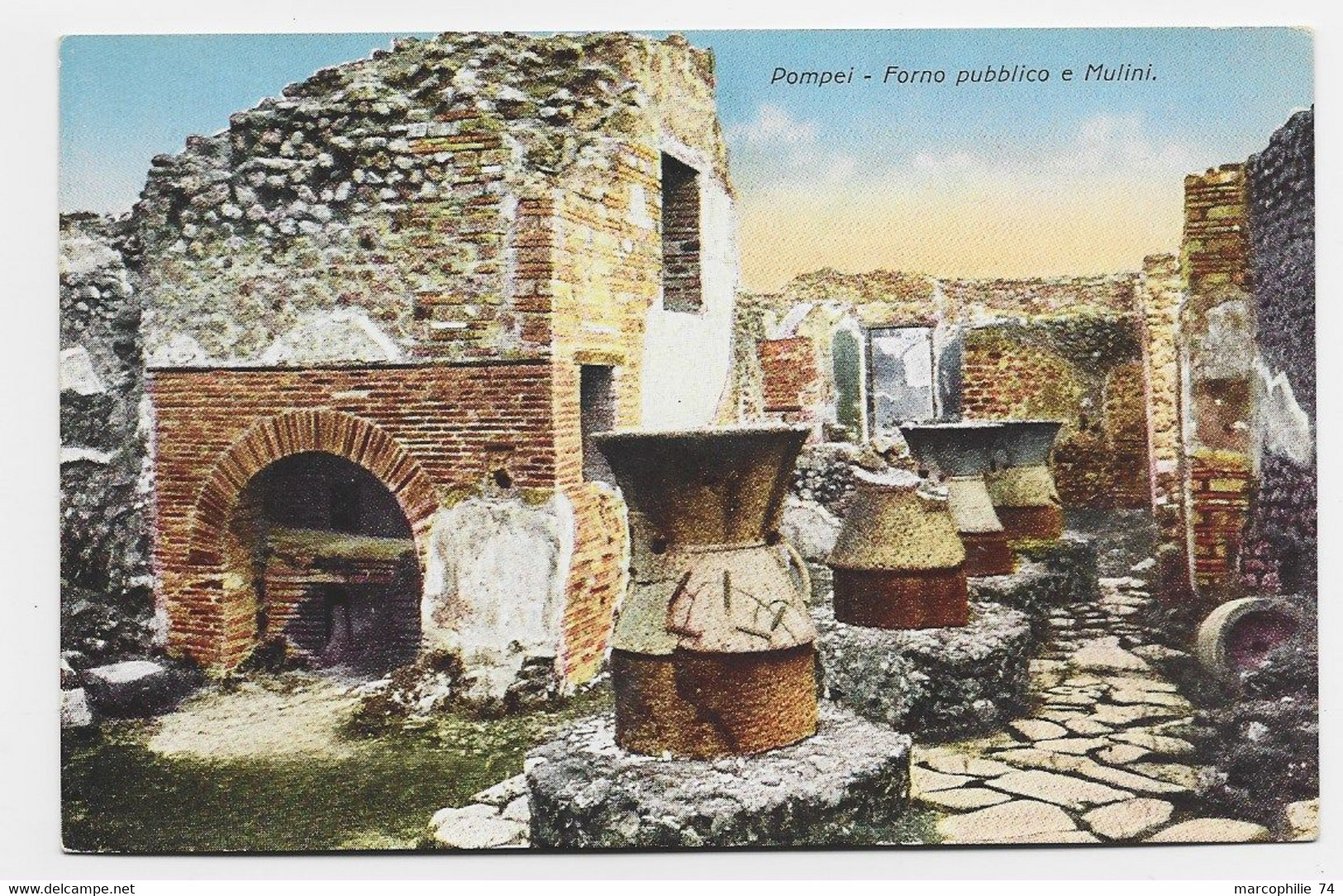 ITALIA CARTE POMPEI + MENTION FELPOST + HD BEWACHUNGS KP 10 BS FELPOST - Abstempelungen