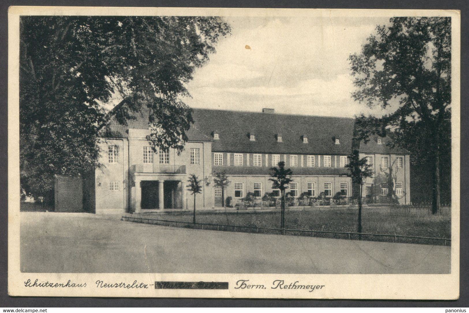 Neustrelitz Germany, Schutzenhaus, Old PC - Neustrelitz