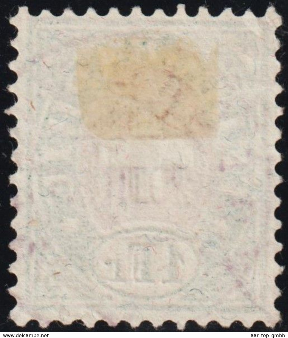 Heimat VS Loeche Ville 1885-03-29 Sw Auf Telegraphen-Marke 1 Fr. Zu#17 Kurzer Zahn - Telegraafzegels