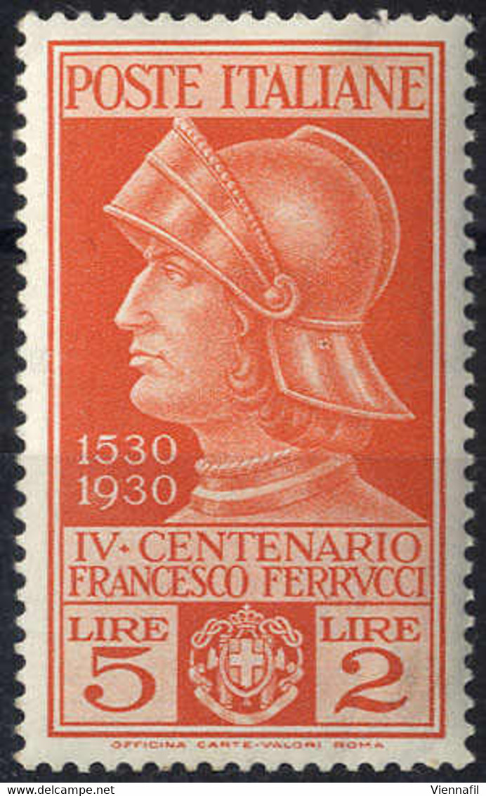 ** 1930, Ferrucci, Serie Ordinaria, 5 Val. (S. 276-80 / 100,-) - Other & Unclassified