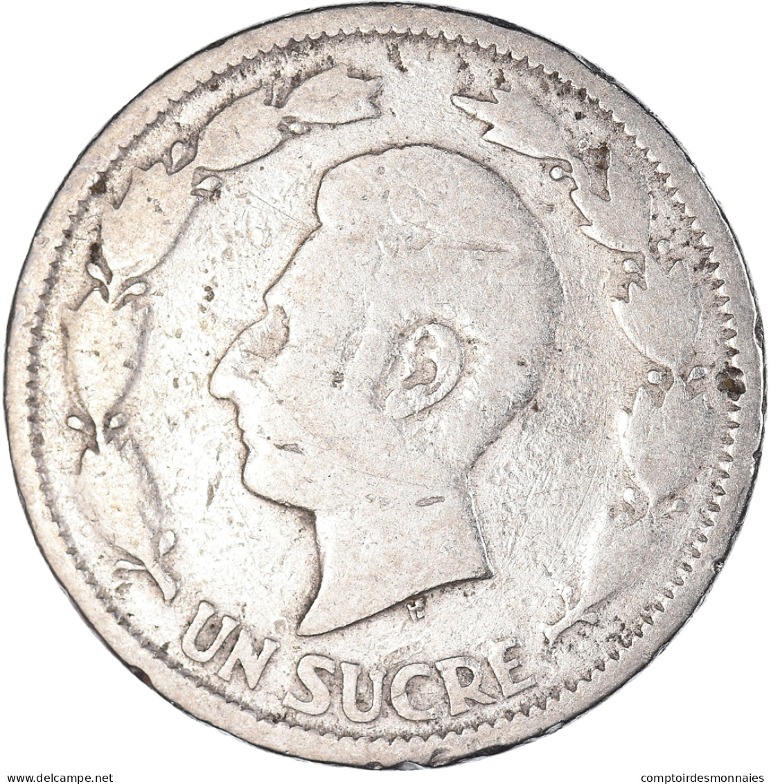 Monnaie, Équateur, Sucre, Un, 1937 - Ecuador