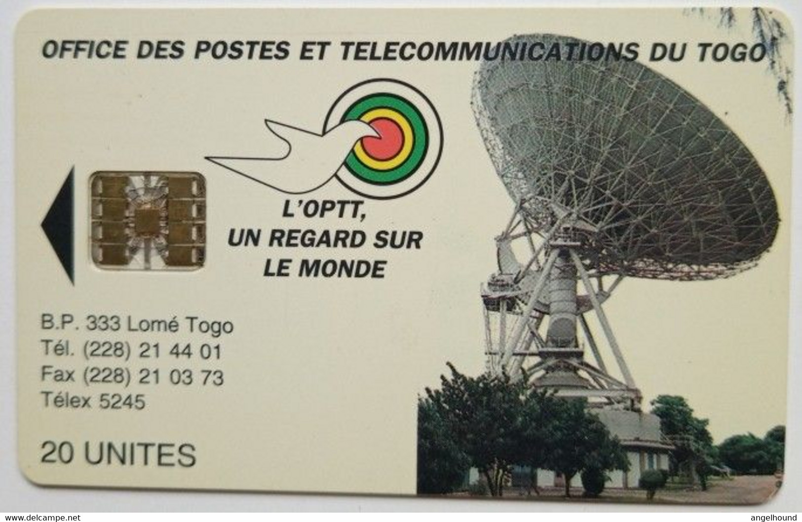 Togo 20 Units " Earth Station 20 -  Reverse 1 " - Togo