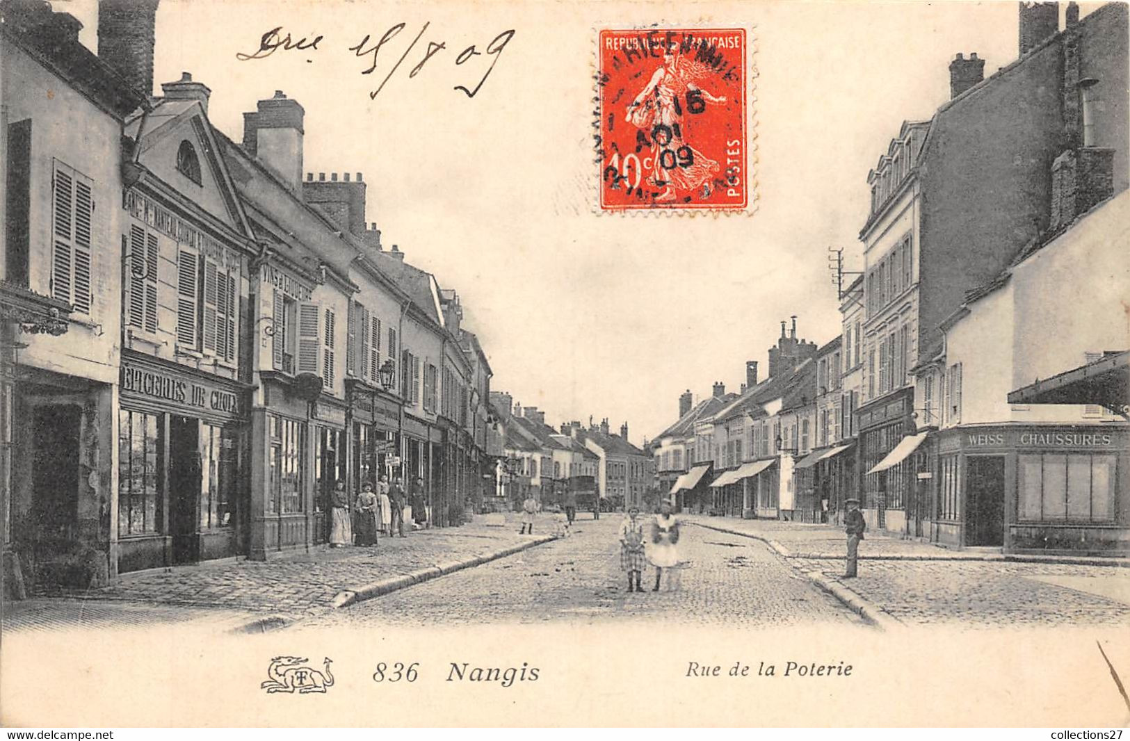 77-NANGIS-RUE DE LA POTERIE - Nangis