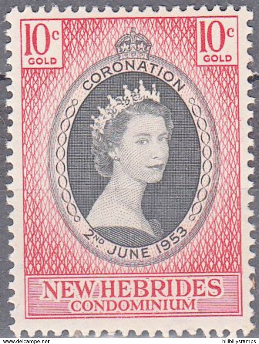 NEW HIBRIDES   SCOTT NO 77  MNH  YEAR 1953 - Nuovi