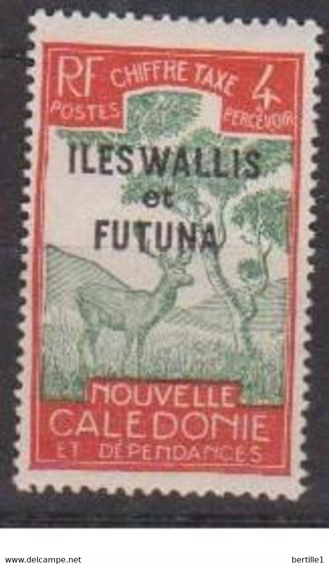 WALLIS ET FUTUNA    N°  YVERT  : TAXE 12  NEUF AVEC  CHARNIERES      ( CH  4 /24 ) - Postage Due