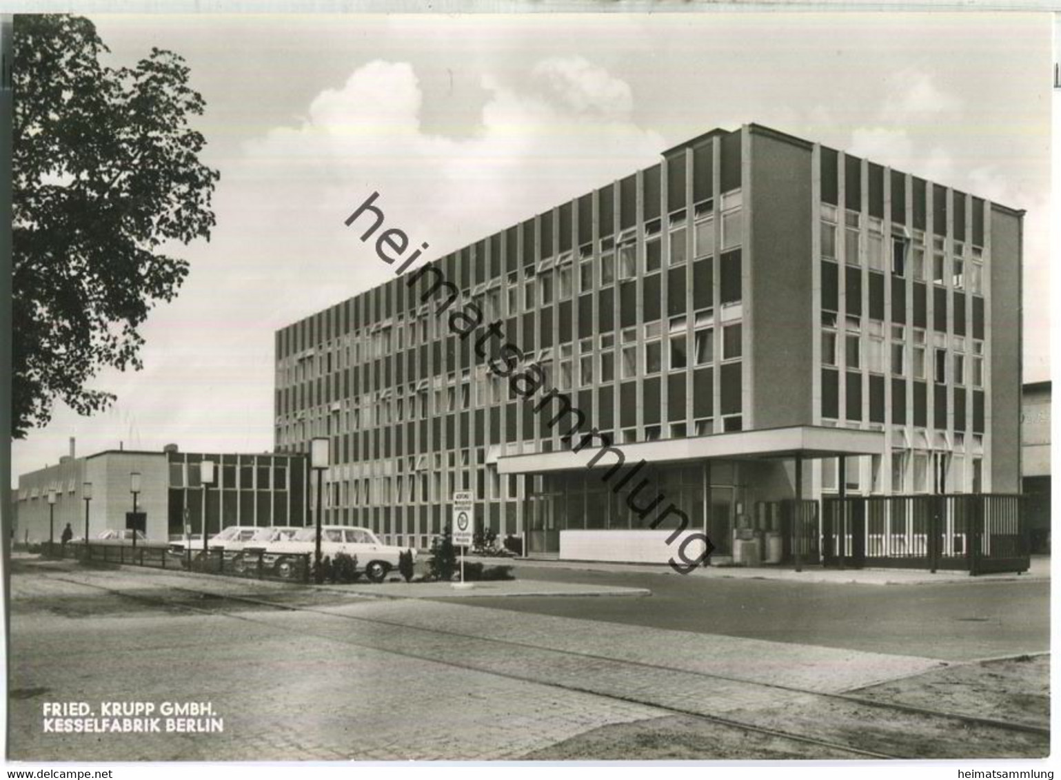 Friedrich Krupp GmbH Kesselfabrik Berlin - Verwaltungsgebäude - Foto-Ansichtskarte - Verlag Klinke & Co. Berlin - Neukölln