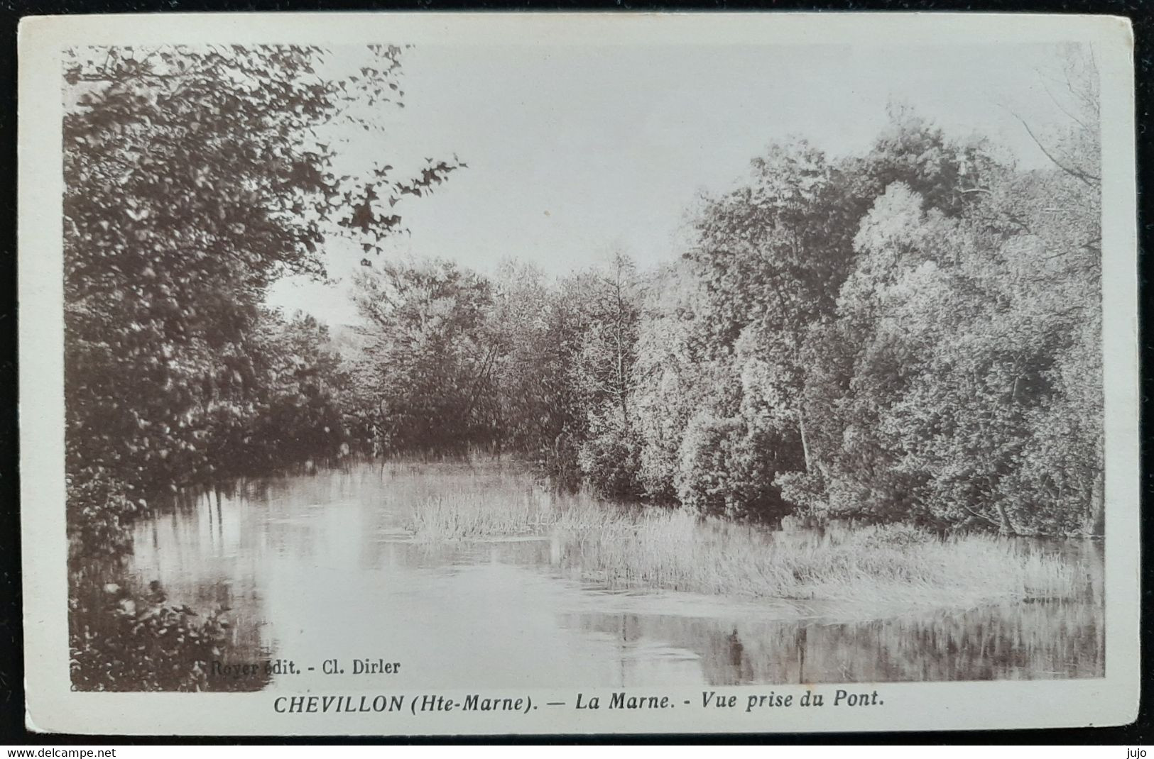 52 - CHEVILLON (Hte Marne) - La Marne - Vue Prise Du Pont - Edit. CL. Dirler - Chevillon