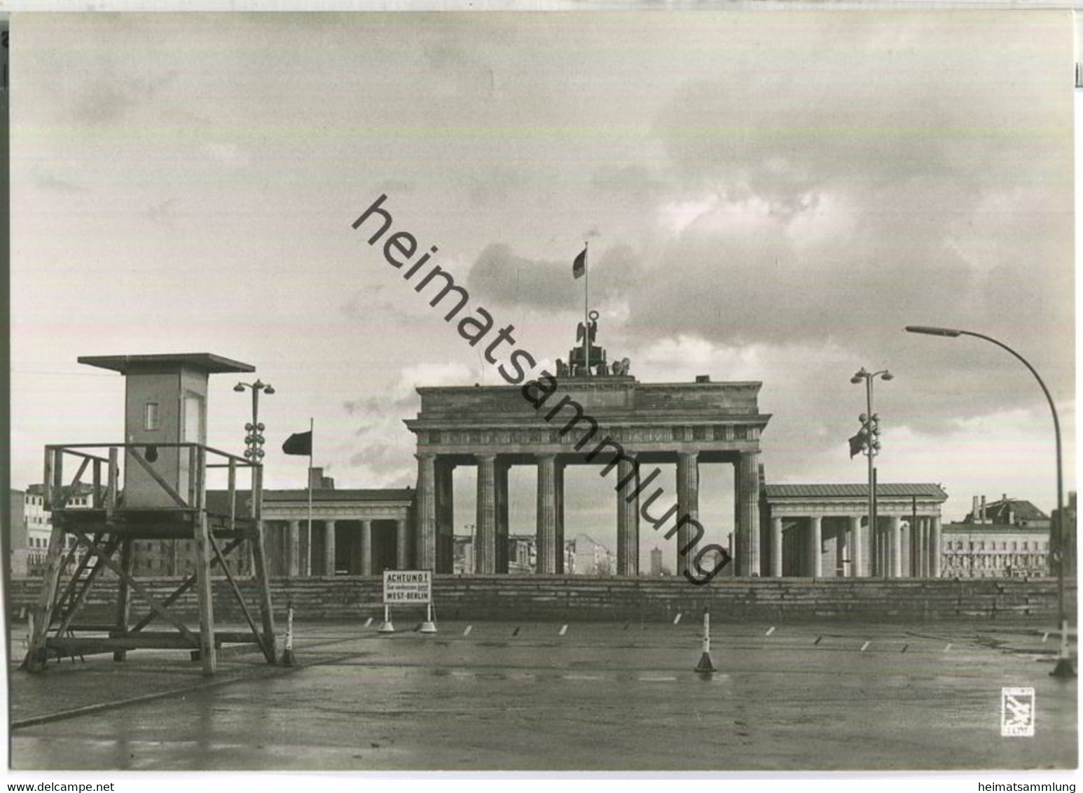 Berlin - Brandenburger Tor - Foto-Ansichtskarte - Verlag Klinke & Co. Berlin - Muro Di Berlino