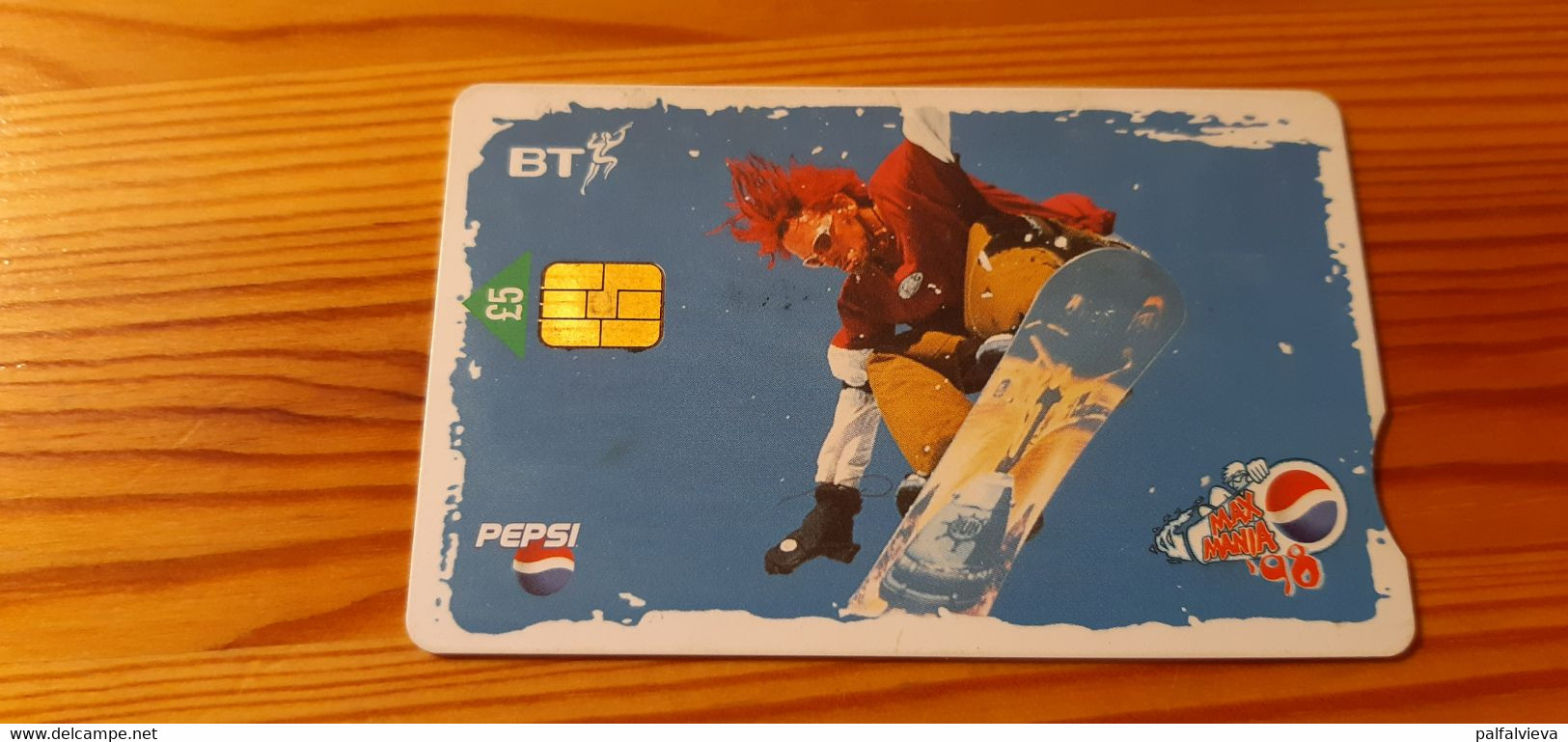 Phonecard United Kingdom - Pepsi, Snowboard - BT Generale