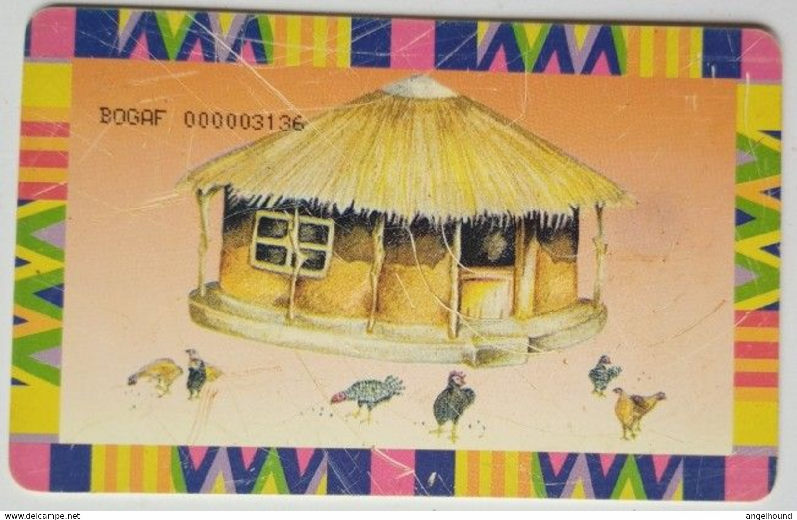 Botswana  P 50 " Traditional House ( C/n On Pictorial Side ) - Botsuana