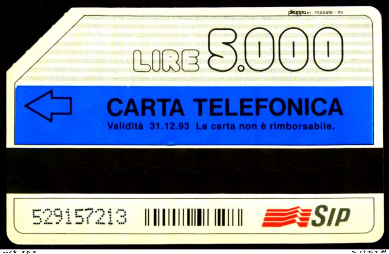 G 120 A C&C 1213 SCHEDA TELEFONICA USATA CARTA INFINITA 10 PIK 12.93 VARIANTE OCR GRANDE - Erreurs & Variétés