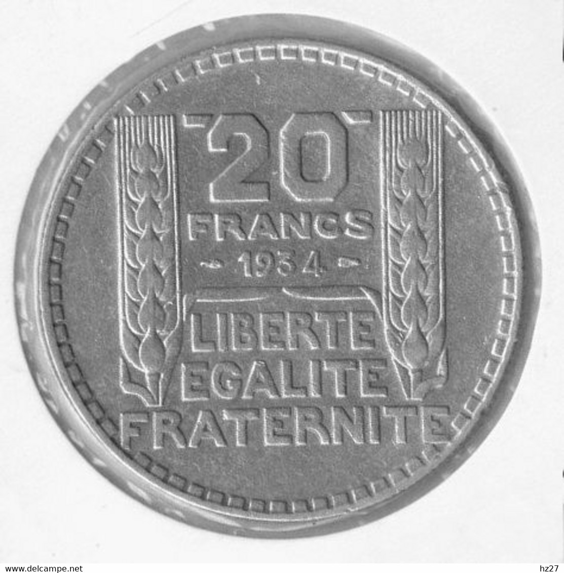 20 Francs TURIN Argent 1934 SUP Sous Blister - 20 Francs