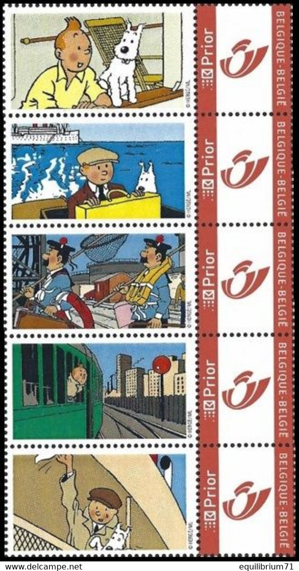 DUOSTAMP** / MYSTAMP**(Carnet) - Tintin Vacances / Kuifje Vakantie / Tim Urlaube / Tintin Holiday - Philabédés (cómics)