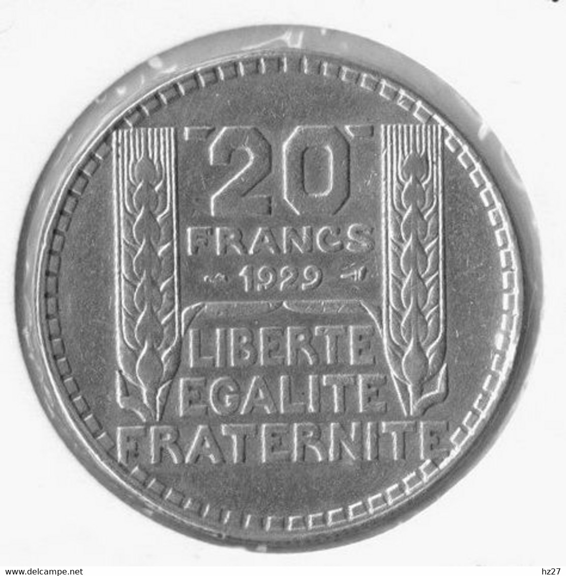 20 Francs TURIN Argent 1929 SUP Sous Blister - 20 Francs