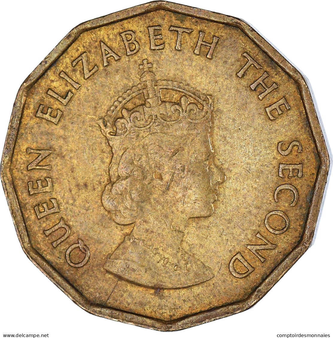 Monnaie, Jersey, 1/4 Shilling, 3 Pence, 1964 - Jersey